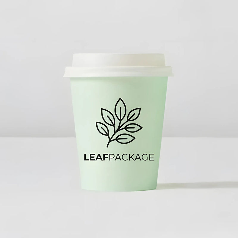 8oz Custom Printed Single Wall Coffee Cups