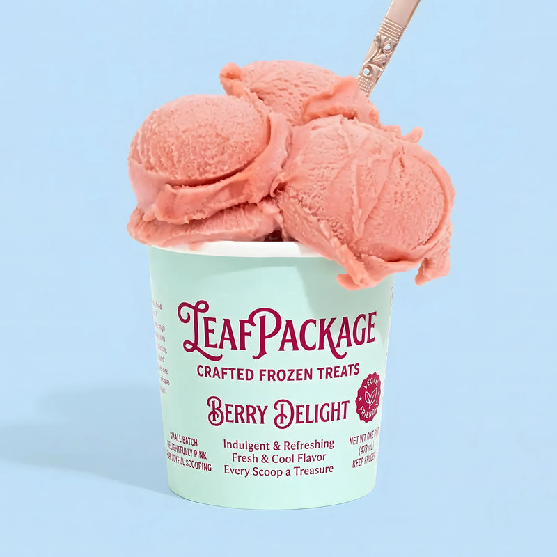 16oz Custom Large Paper Ice Cream Cups for Sharing Desserts