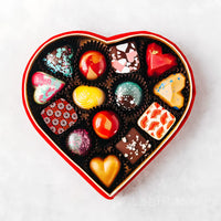 Custom Heart-Shaped Candy Tin