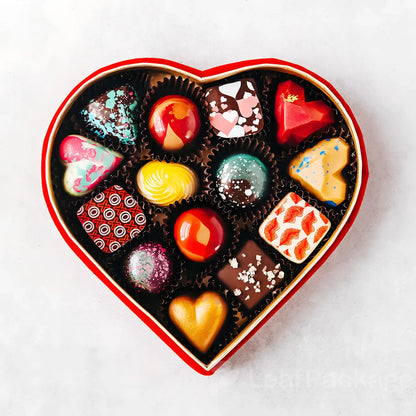 Custom Heart-Shaped Candy Tin