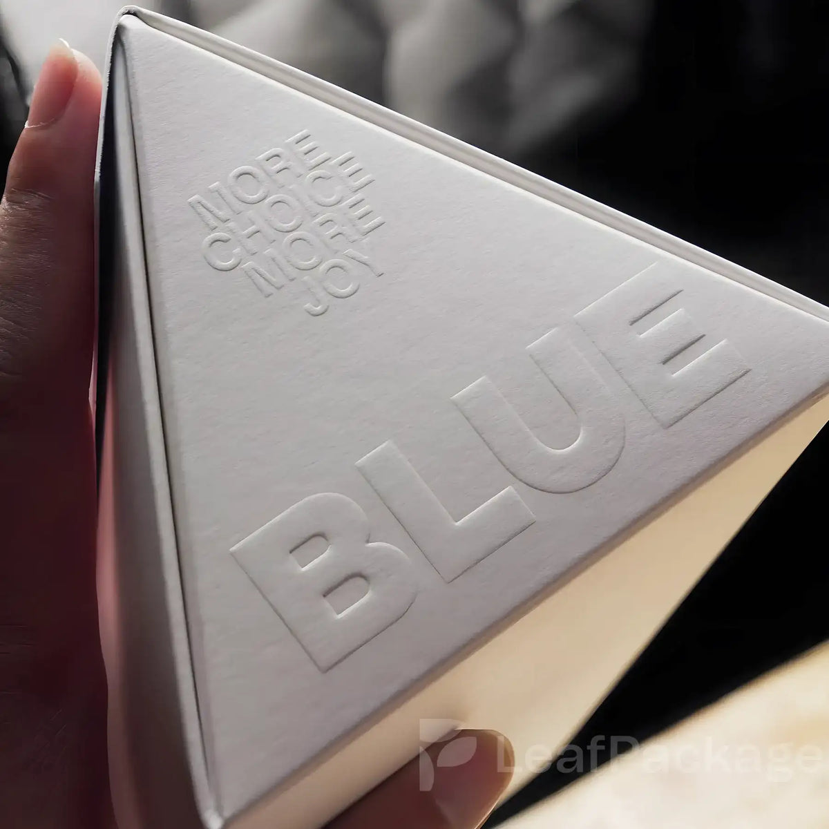Collapsable Triangular Box Packaging Custom Triangular Folding Boxes | FSC Certified Packaging – LeafPackage