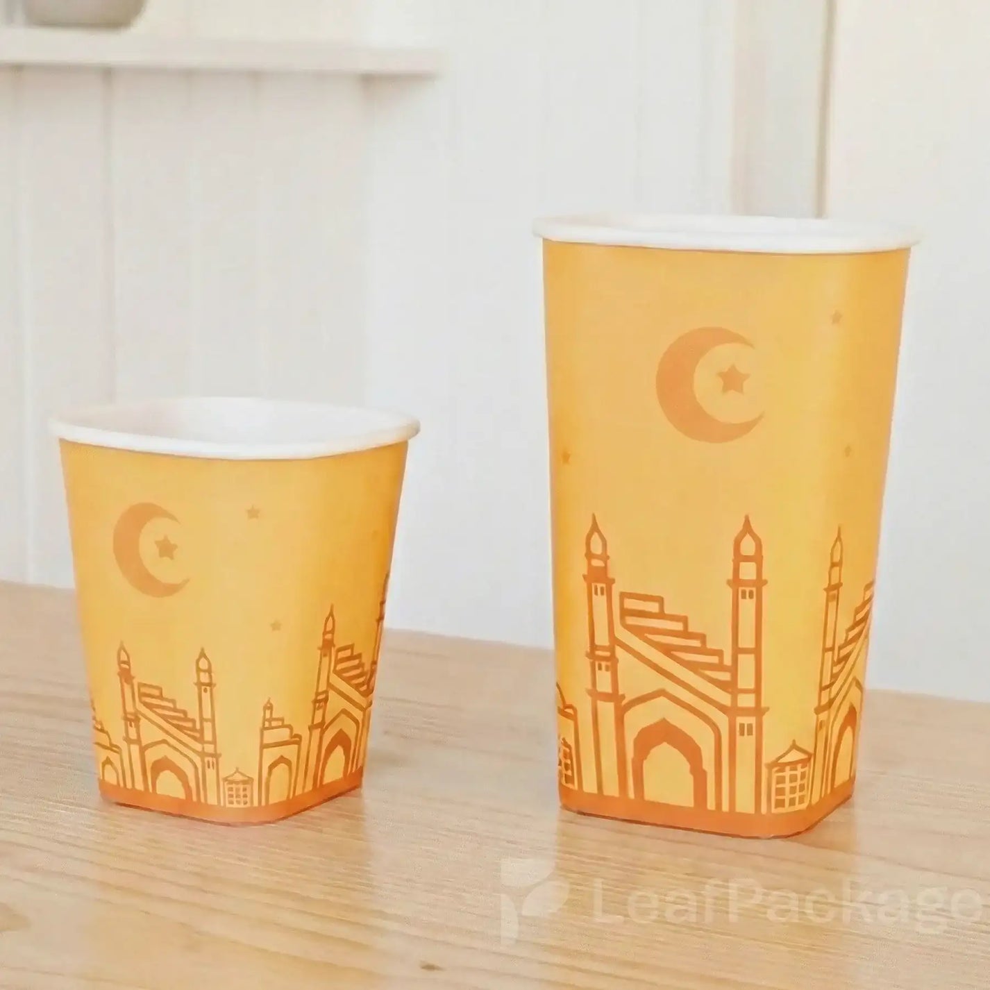 Custom Square Bottom Paper Cup