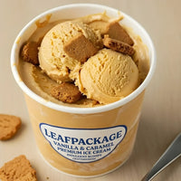 16oz Custom Large Paper Ice Cream Cups for Sharing Desserts