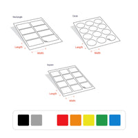 Custom Stone Texture Sticker Labels