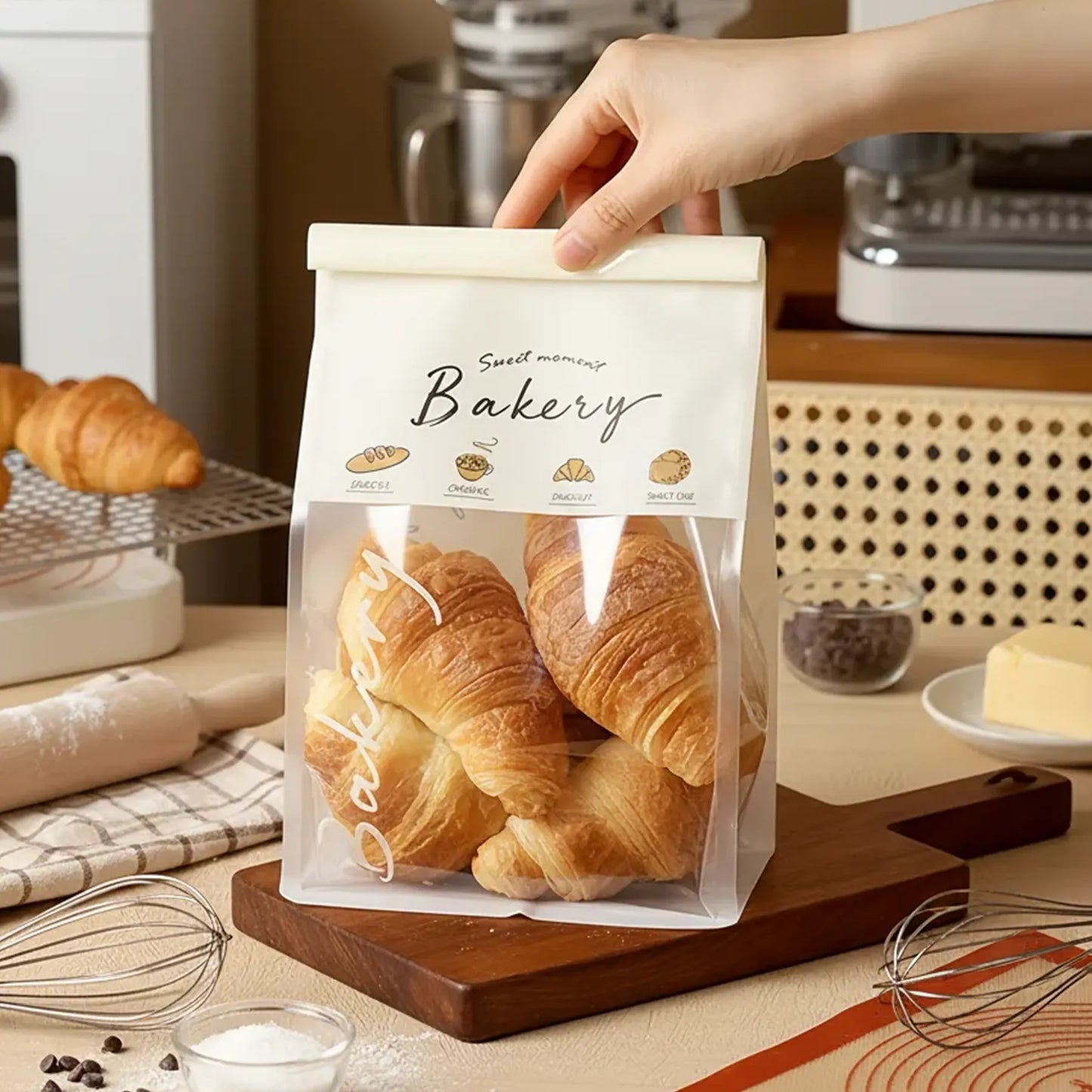 Custom Bakery Bags with Window