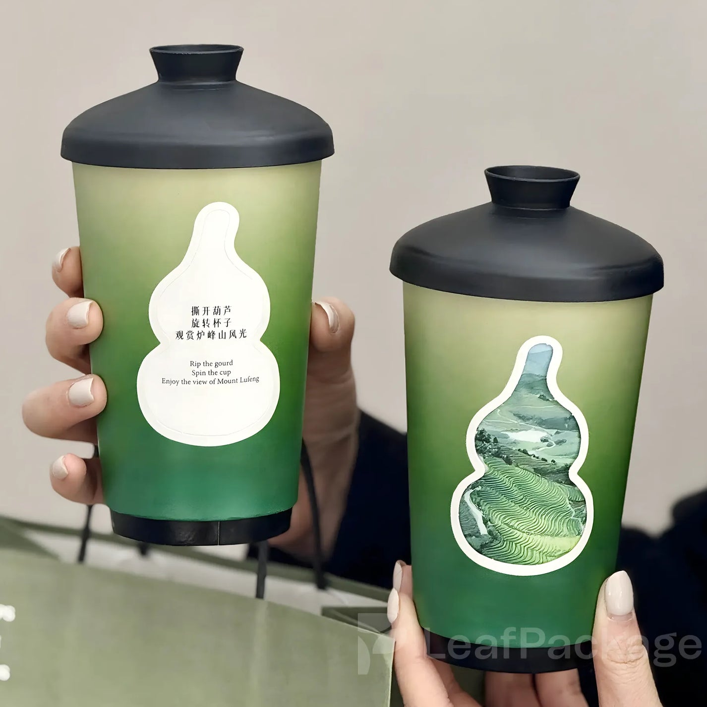 Custom Die-Cut Window Paper Cups