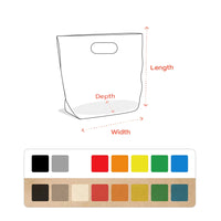 Custom Washable & Durable Kraft Paper Die-cut Handle Tote Bag