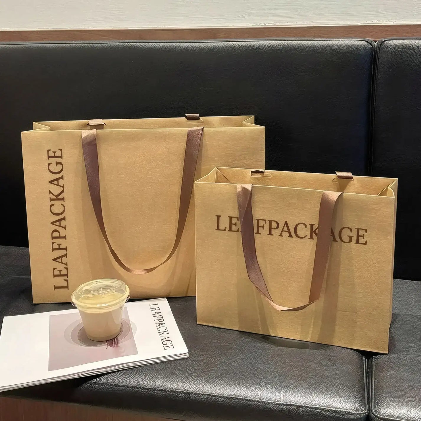 Custom Kraft Paper Shopping Bag