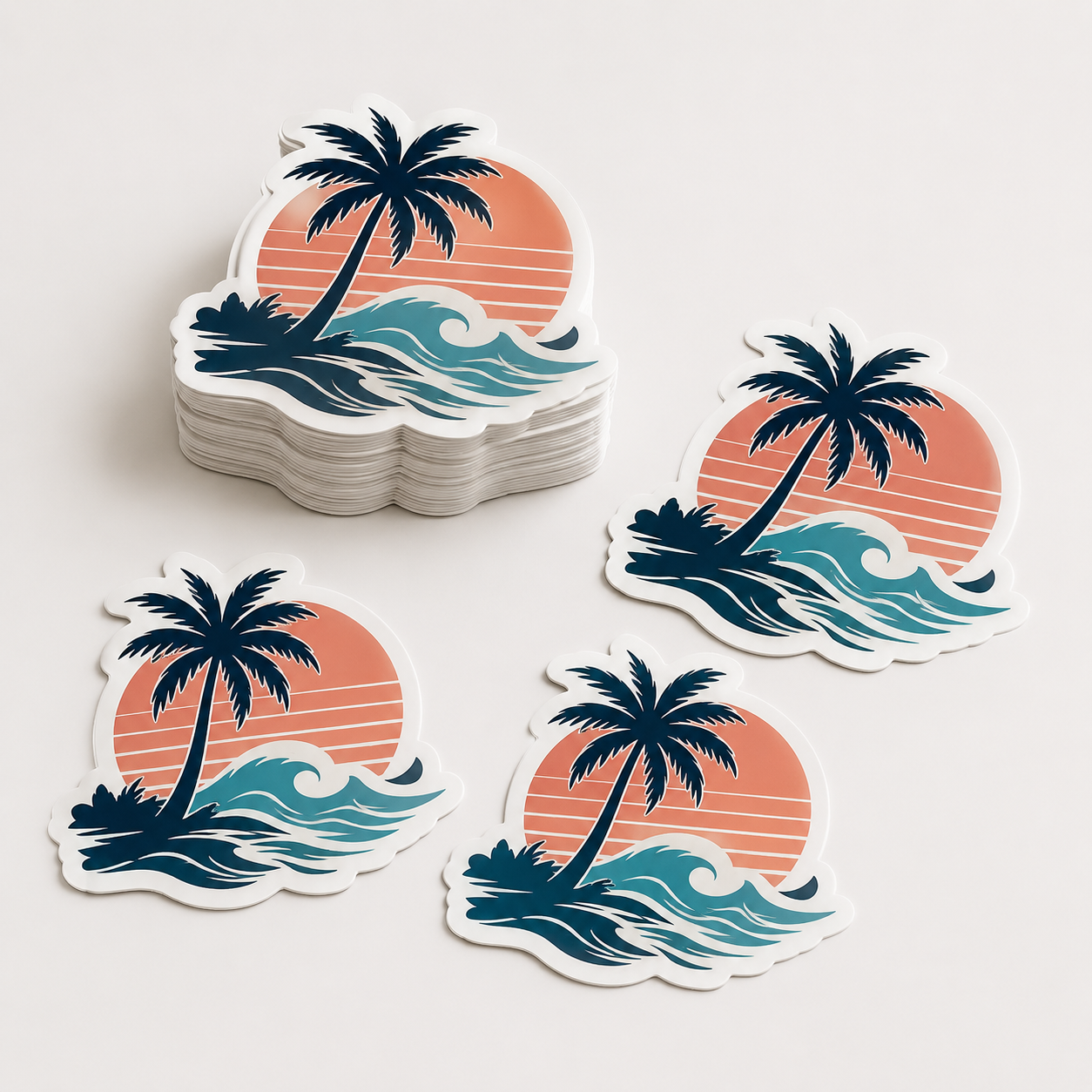 Custom Die Cut Stickers for Product Packaging