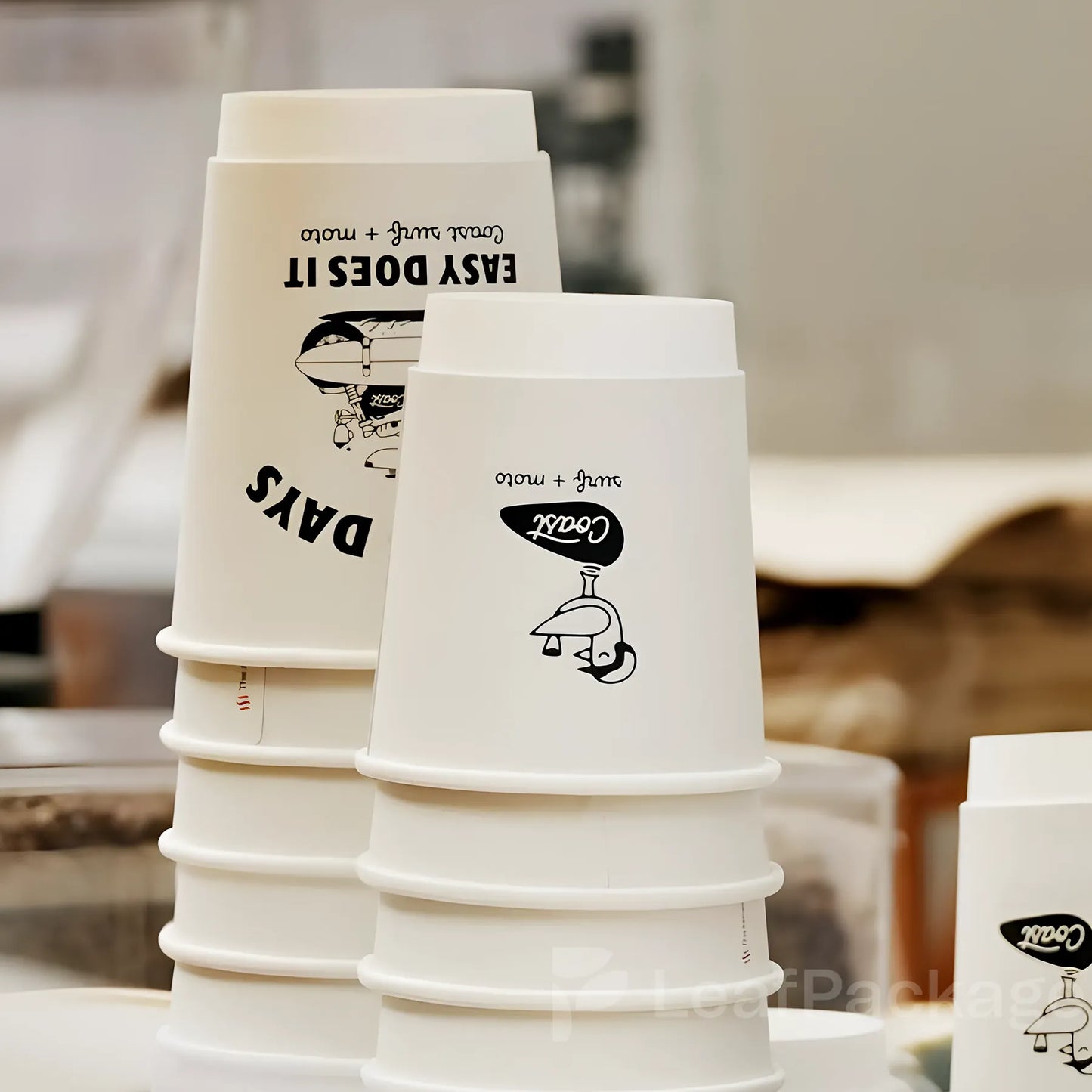 Custom Double Wall Paper Coffee Cups