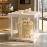 Custom Tall Clear PET Cake Boxes