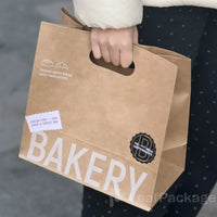 Custom Kraft Die Cut Handle Paper Bag