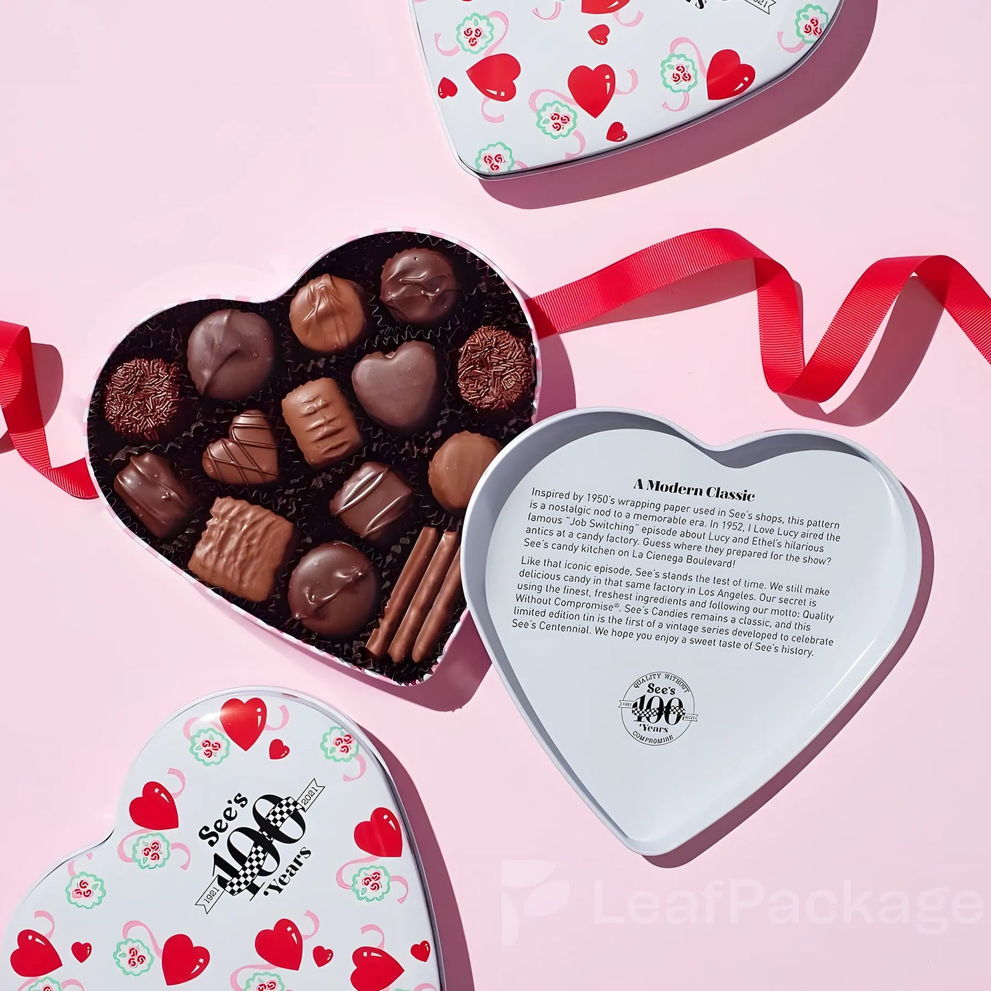 Custom Heart-Shaped Candy Tin