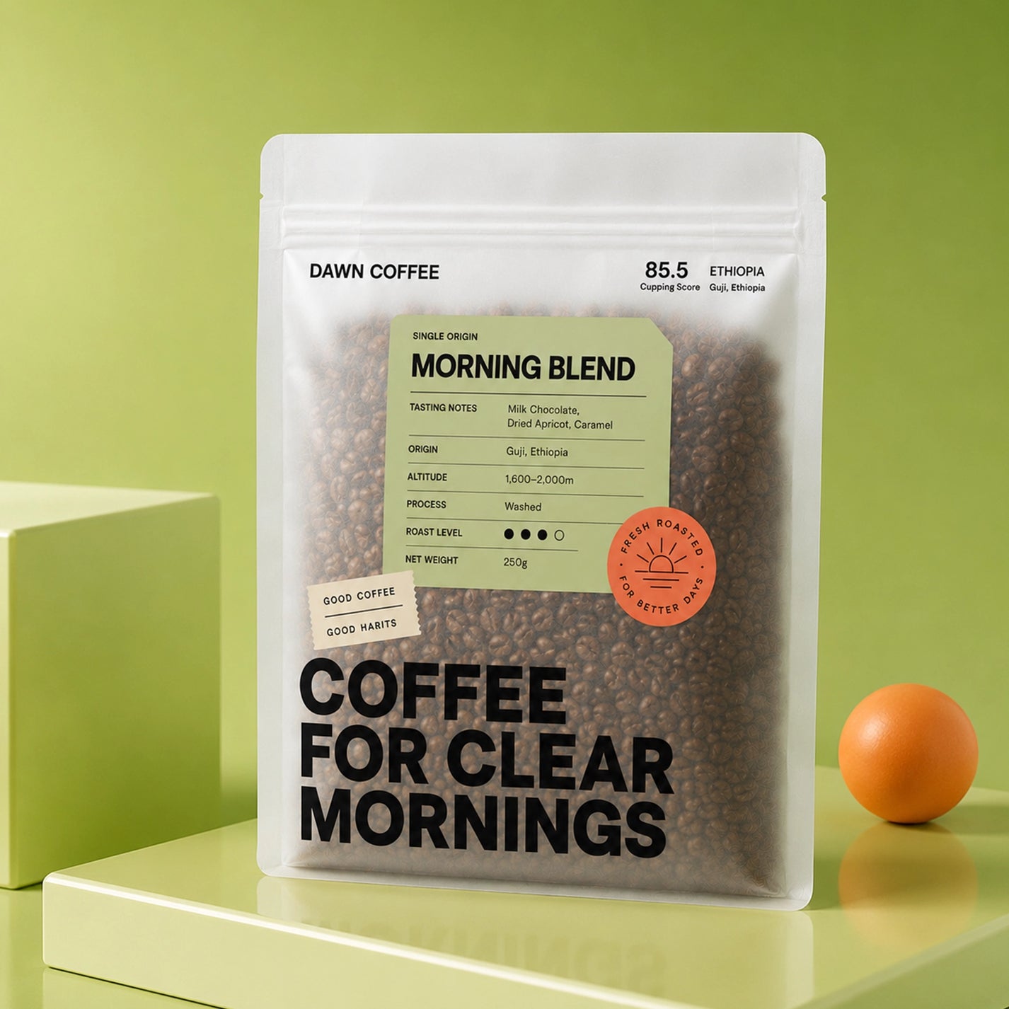 Custom Resealable Matte Coffee Bags with Valve