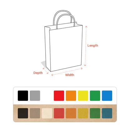 Custom Frosted Plastic Gift Bag