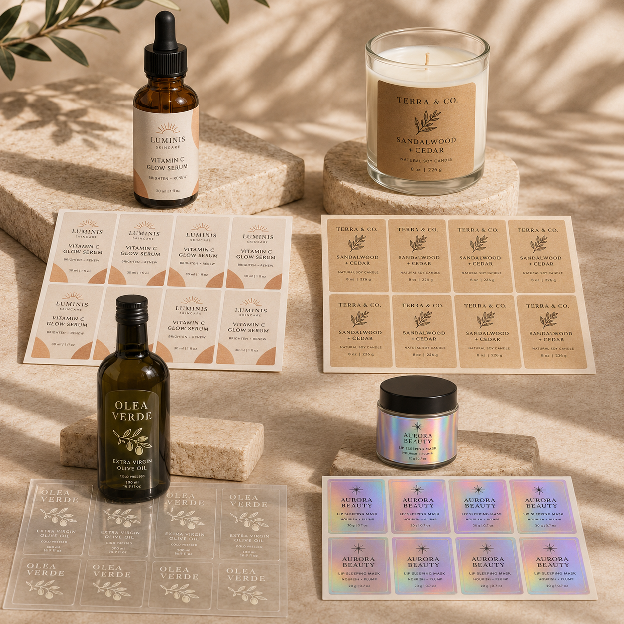 Custom Labels and Stickers for Product Packaging
