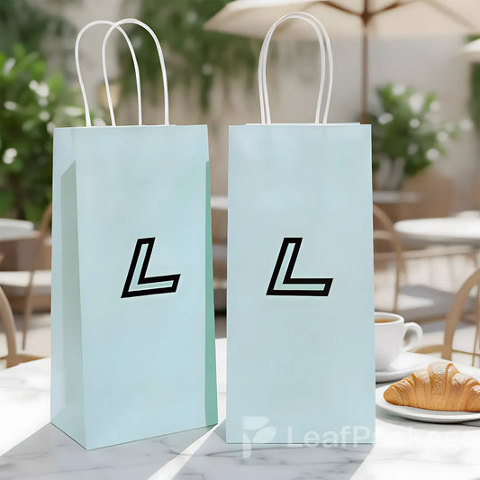 Custom Single Cup Coffee Carrier Bags