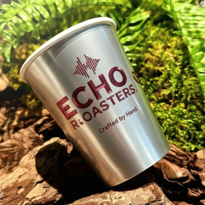 Custom Silver Paper Cup with 3D Logo