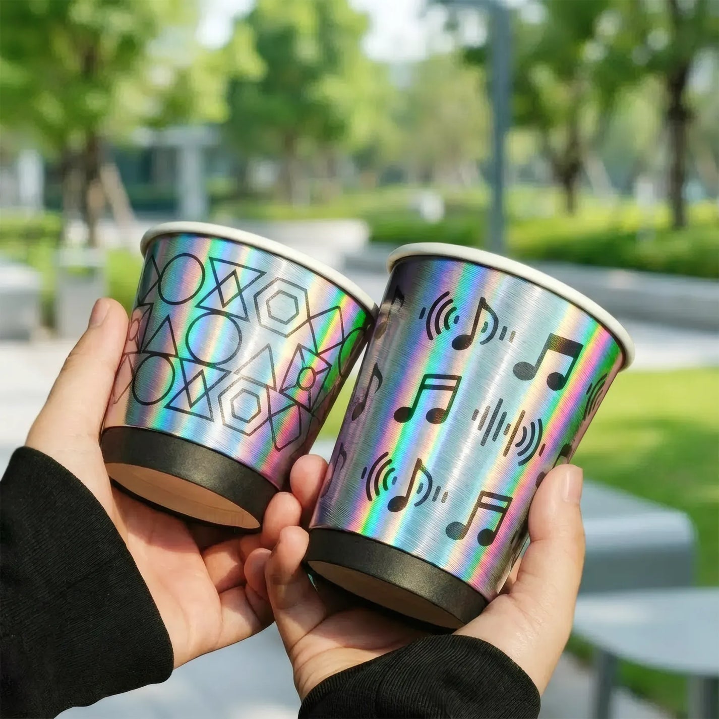 Custom Holographic Paper Coffee Cup