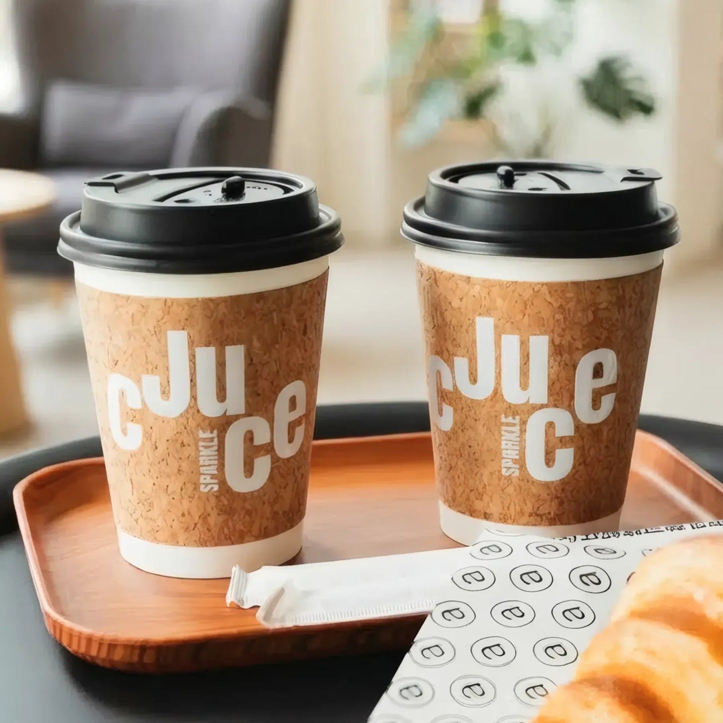 Custom Cork Coffee Cups