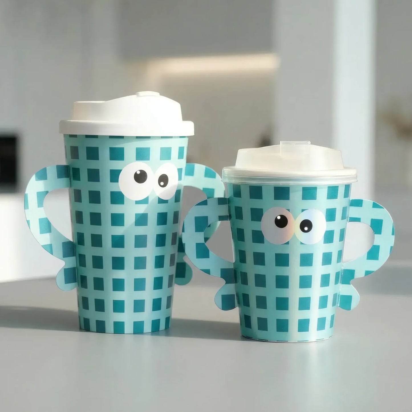 Custom Double Handle Coffee Cups