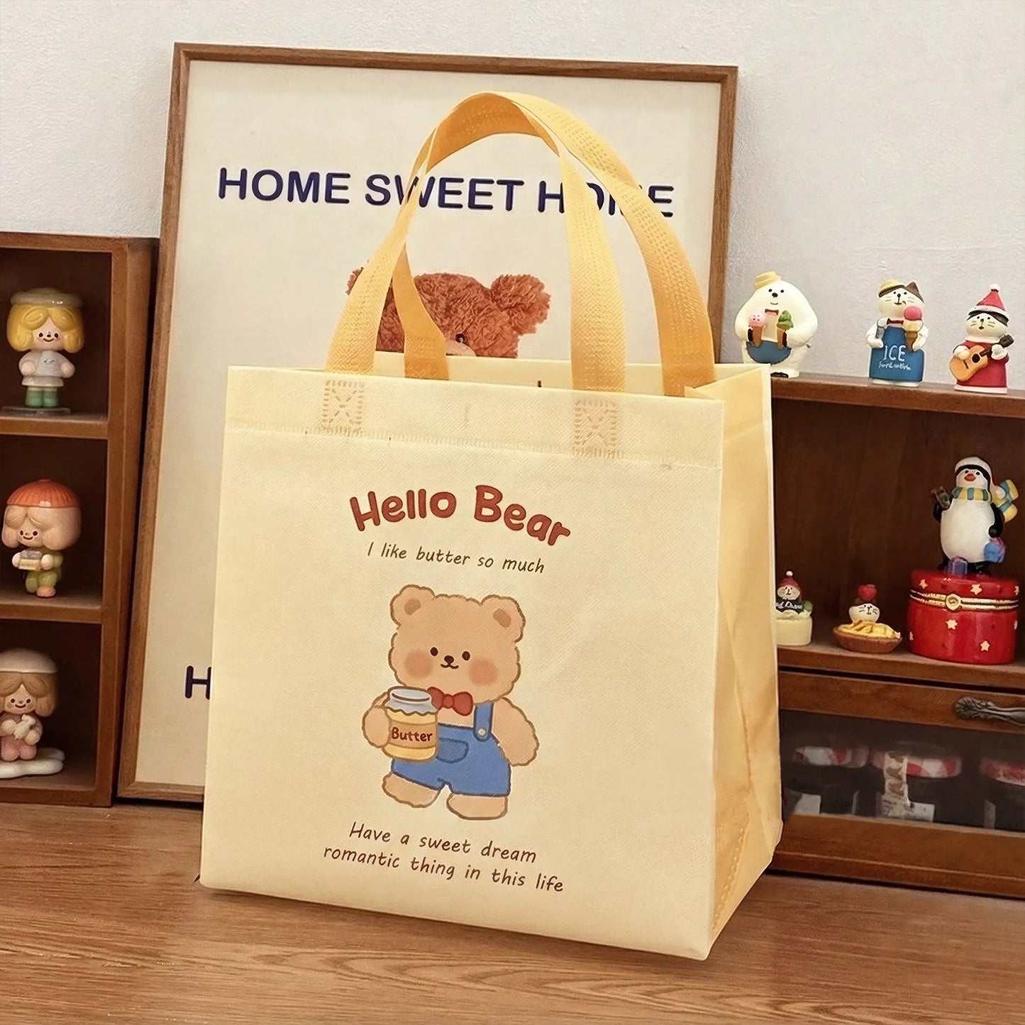 Custom Reusable Grocery Waterproof Tote Bag