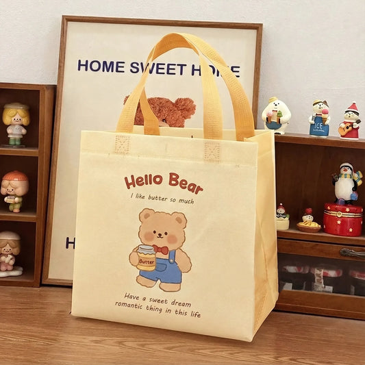 Custom Reusable Grocery Waterproof Tote Bag