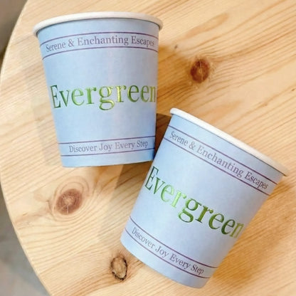 Custom Foil Stamped Paper Coffee Cup