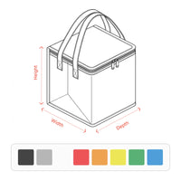 Custom Double Layer Cake Insulated Bags