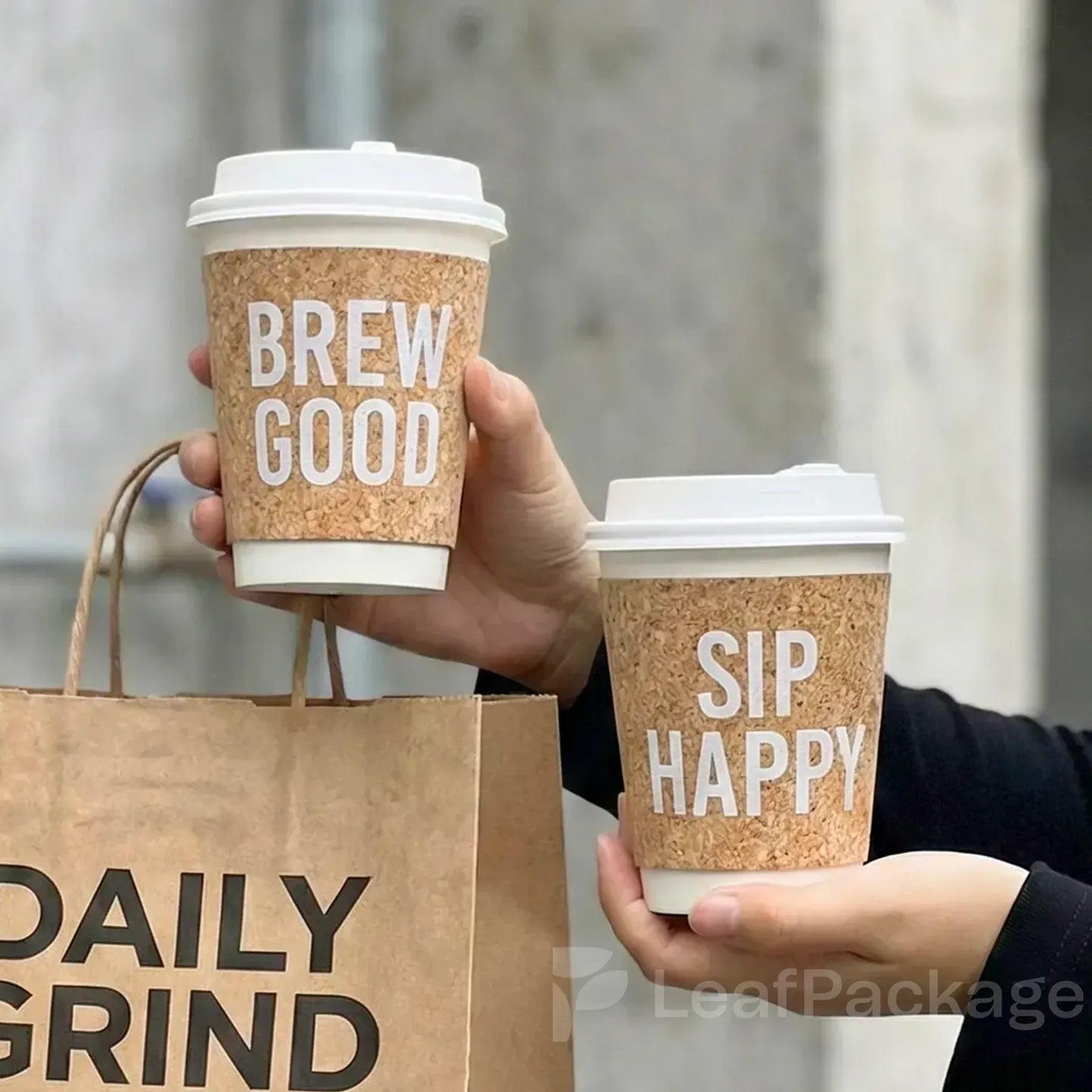 Custom Cork Coffee Cups