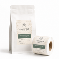 Custom Labels and Stickers for Coffee Bags and Snack Packaging