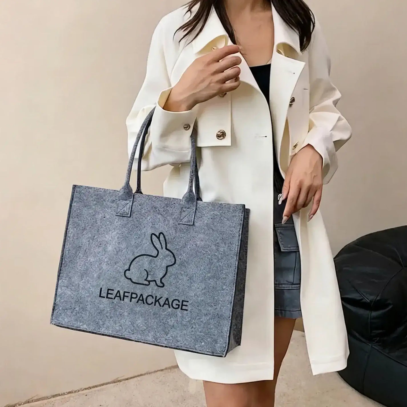 Personalized Felt Handbag