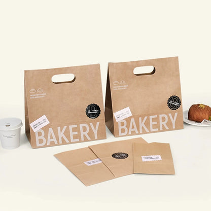 Custom Kraft Bakery Paper Bags