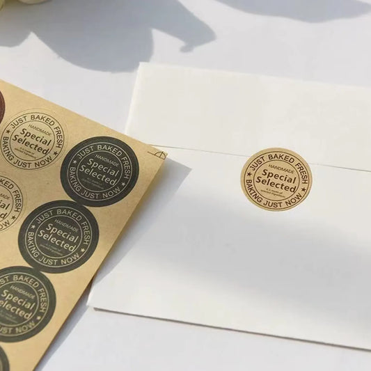 Custom Kraft Stickers