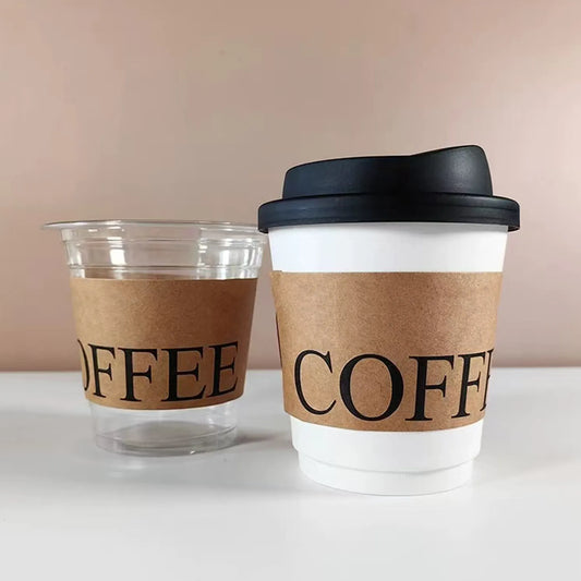Custom Kraft Paper Cup Sleeves