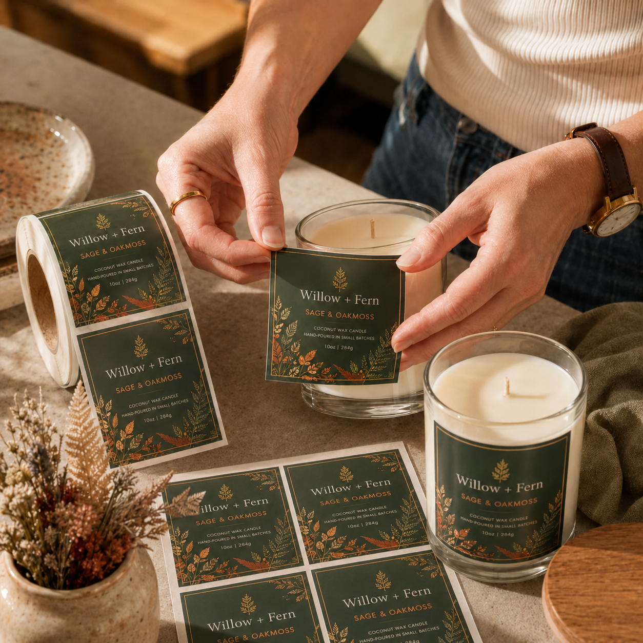 Custom Labels and Stickers for Product Packaging