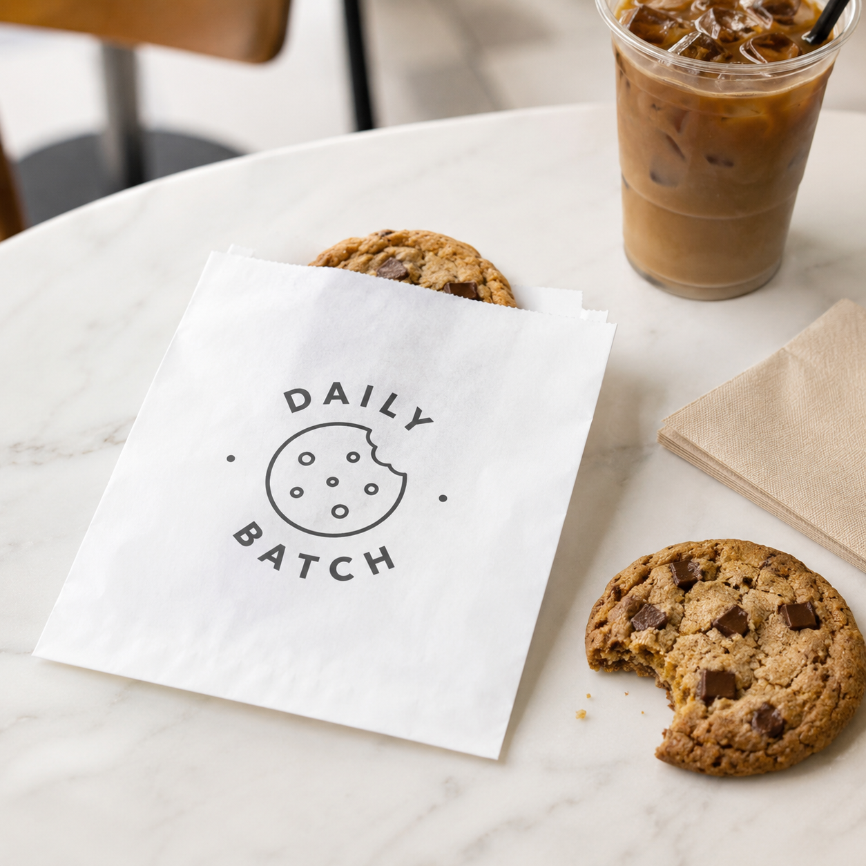 Custom Bakery Paper Bags for Cookies