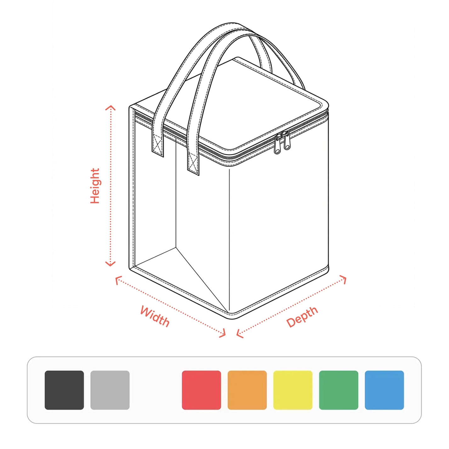 Custom Logo Thermal Cooler Bag