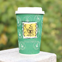 Custom Branded Corrugated Paper Coffee Cups