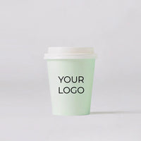 8oz Custom Printed Single Wall Coffee Cups