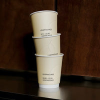 8oz Custom Double Wall Paper Coffee Cups