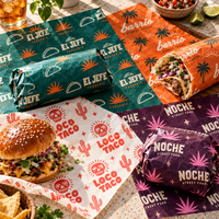 Custom Colored Food Wrapping Paper — 60gsm