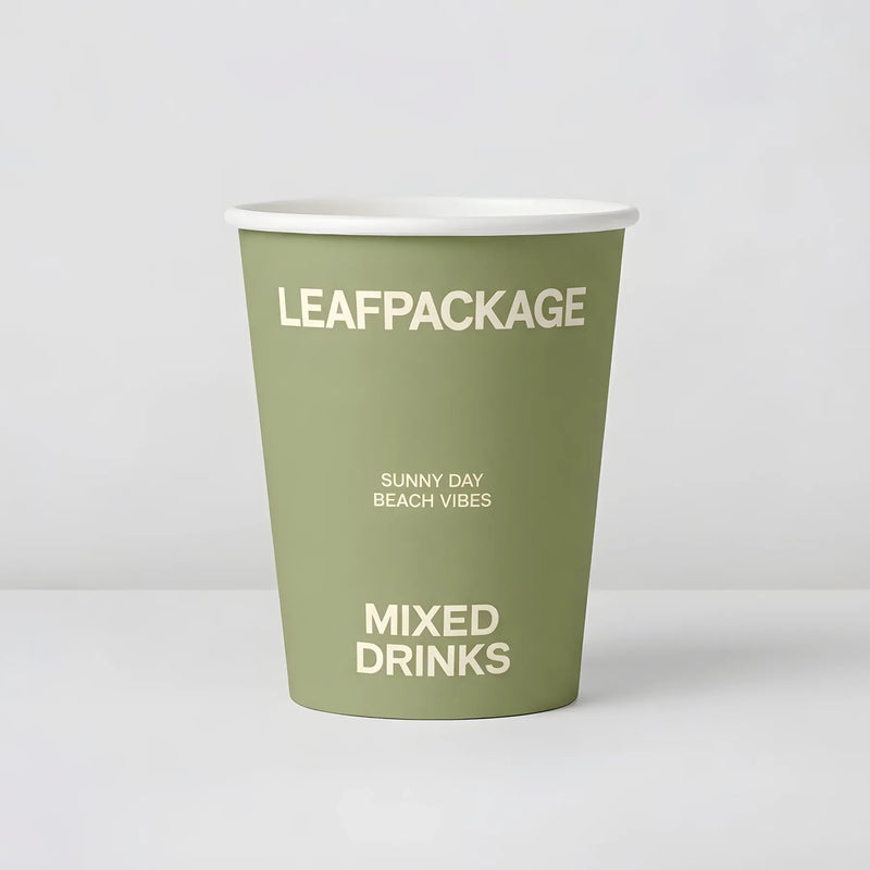 10oz Custom Printed Single Wall Coffee Cups