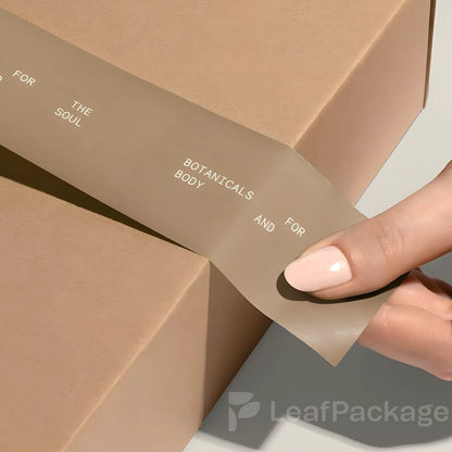 Custom Water-Activated Packing Tape
