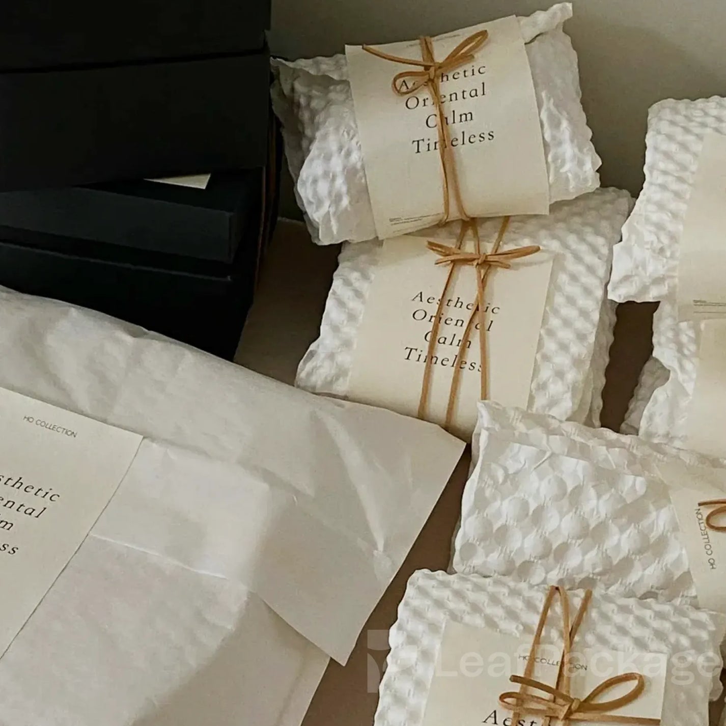 Plastic-free biodegradable honeycomb cushion paper designed to replace bubble wrap and protect fragile products during transport.