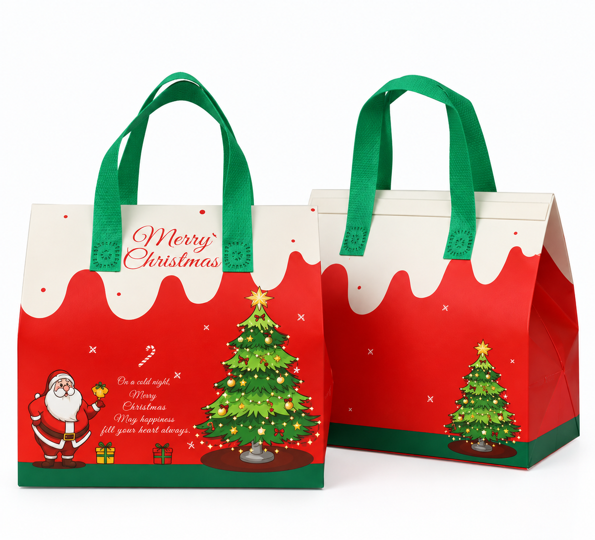 Ready-to-Ship Christmas Insulated Cooler Delivery Bags  Holiday Patterns