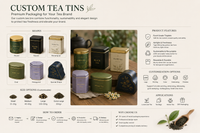 Custom Tea Tins Wholesale | Premium Metal Tea Packaging