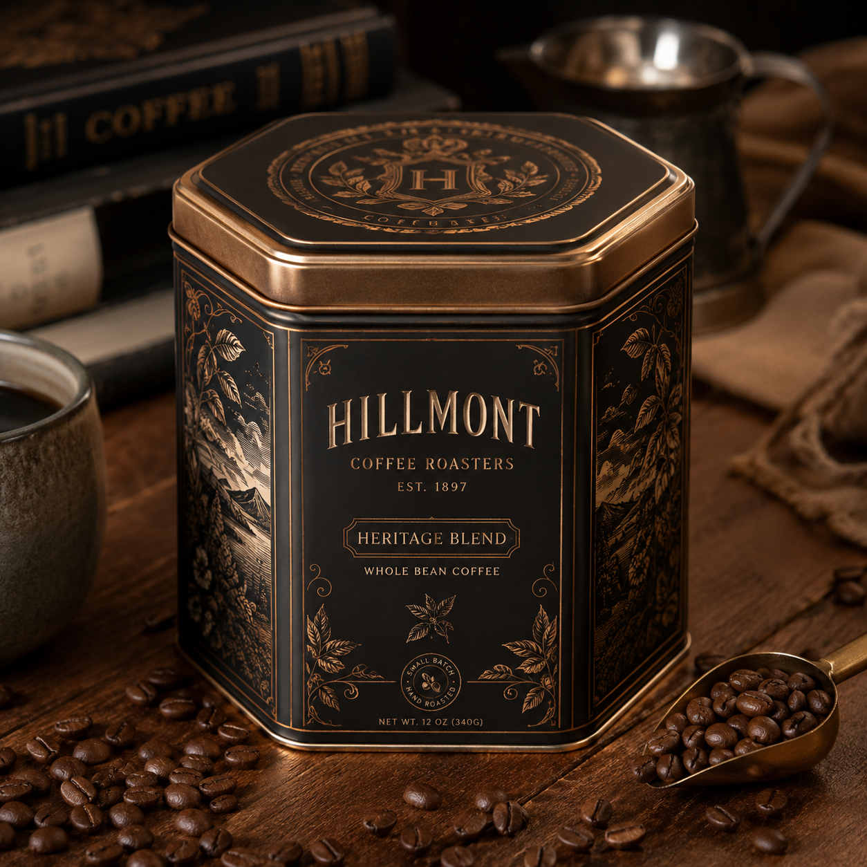 オリジナルコーヒー缶卸売 | 金属製コーヒーキャニスター