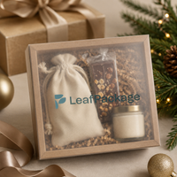 Custom Kraft Gift Boxes with Frosted Clear Lid