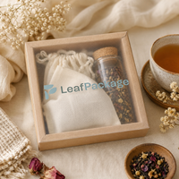 Custom Kraft Gift Boxes with Frosted Clear Lid